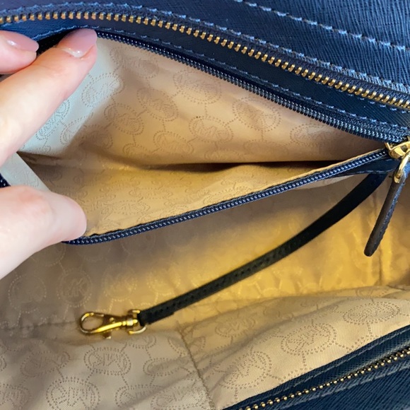 Michael Kors Navy Selma Bag, Medium Satchel - Picture 7 of 10